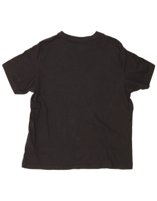 Nike Mens T-Shirt Top XL Black Cotton