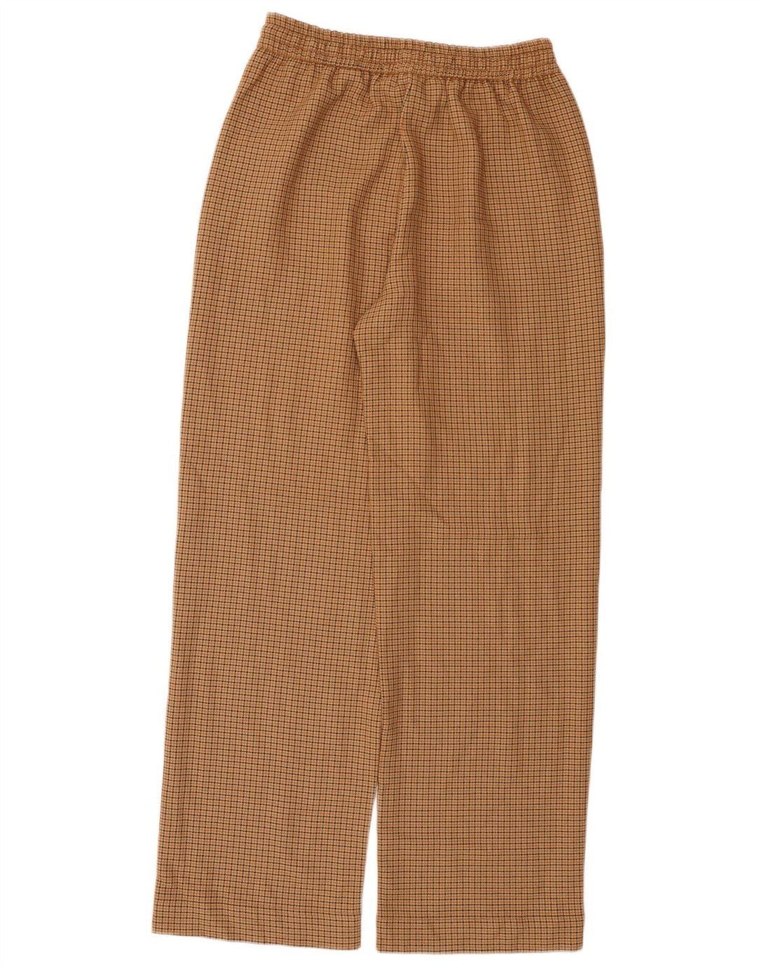 Zara Womens Straight Casual Trousers Medium W28 L29 Brown Houndstooth