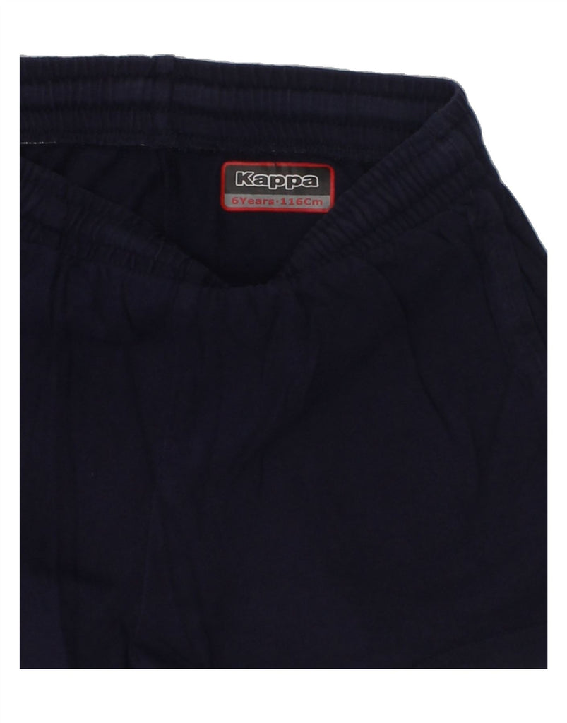 KAPPA Boys Sport Shorts 5-6 Years Navy Blue Cotton | Vintage Kappa | Thrift | Second-Hand Kappa | Used Clothing | Messina Hembry 