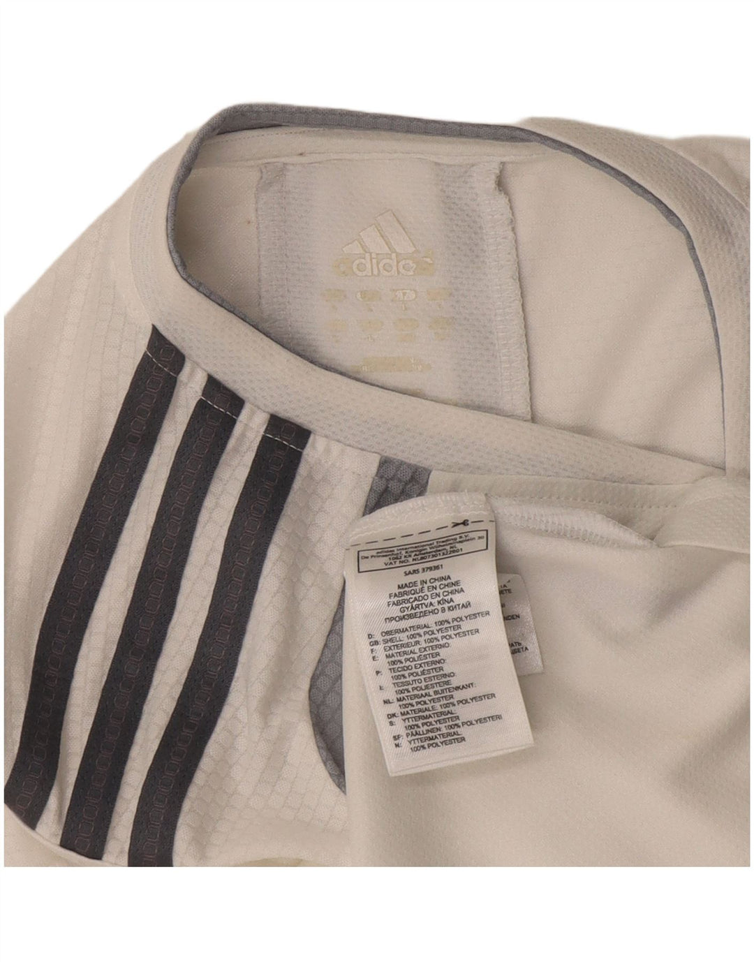 Adidas Mens Climalite Vest Top Large White Colourblock Polyester