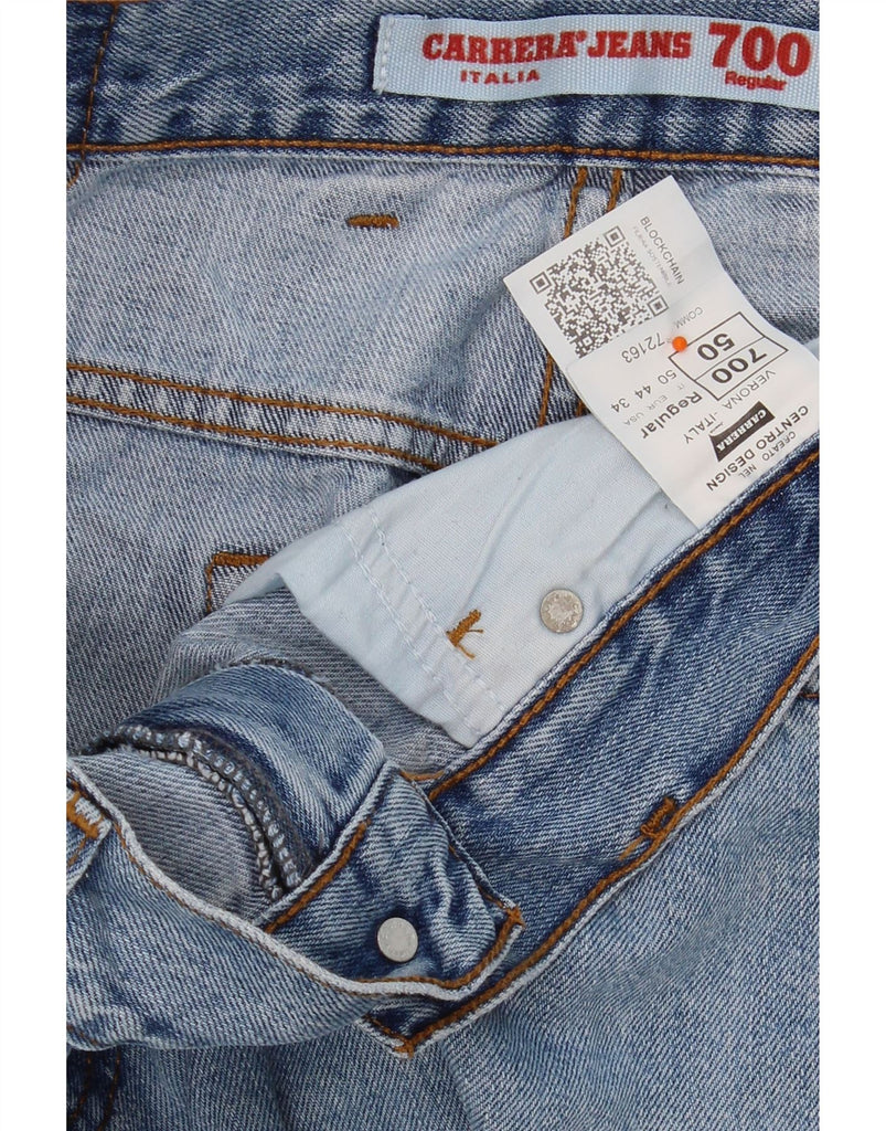 CARRERA Mens 700 Straight Jeans IT 50 Large W34 L28 Blue Cotton Vintage Carrera and Second-Hand Carrera from Messina Hembry 
