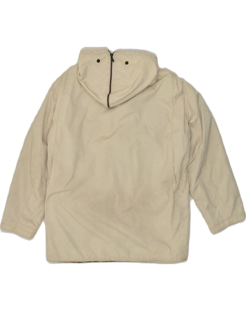 NORTH POLE Boys Hooded Windbreaker Jacket 15-16 Years Beige Polyester | Vintage North Pole | Thrift | Second-Hand North Pole | Used Clothing | Messina Hembry 