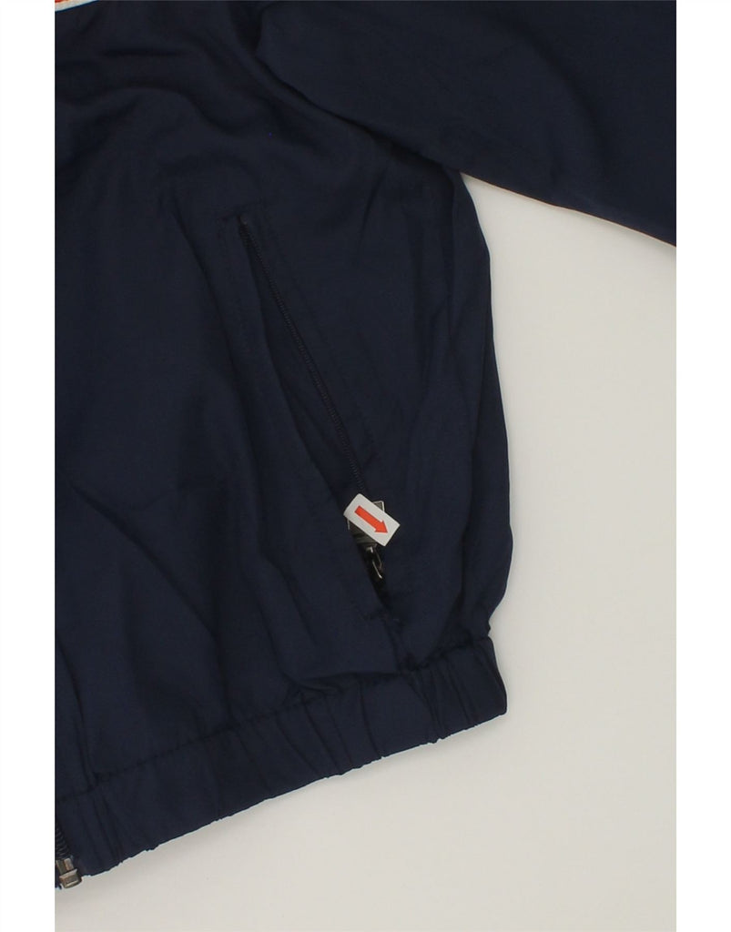 FILA Boys Hooded Rain Jacket 5-6 Years XS Navy Blue Polyester | Vintage Fila | Thrift | Second-Hand Fila | Used Clothing | Messina Hembry 