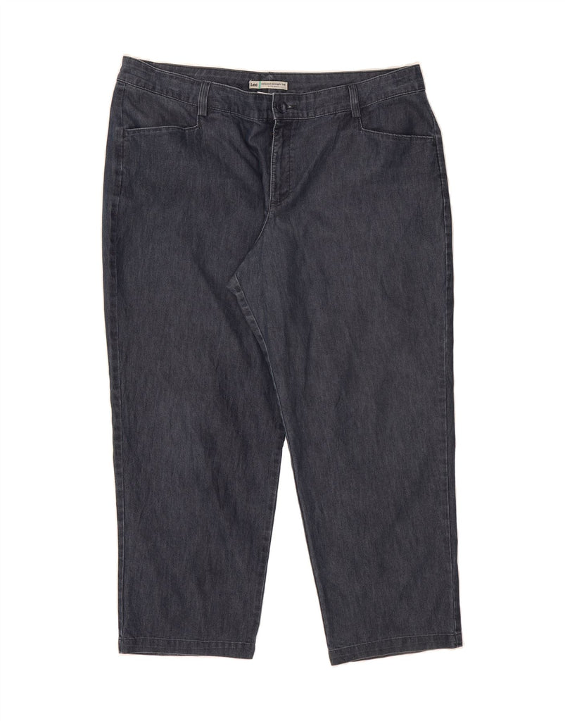 LEE Womens Relaxed Fit Straight Jeans US 16 2XL W40 L28 Navy Blue Cotton Vintage Lee and Second-Hand Lee from Messina Hembry 