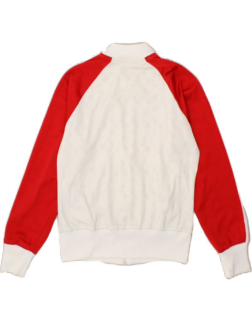 ADIDAS Womens Tracksuit Top Jacket EU 38 Medium White Colourblock | Vintage Adidas | Thrift | Second-Hand Adidas | Used Clothing | Messina Hembry 