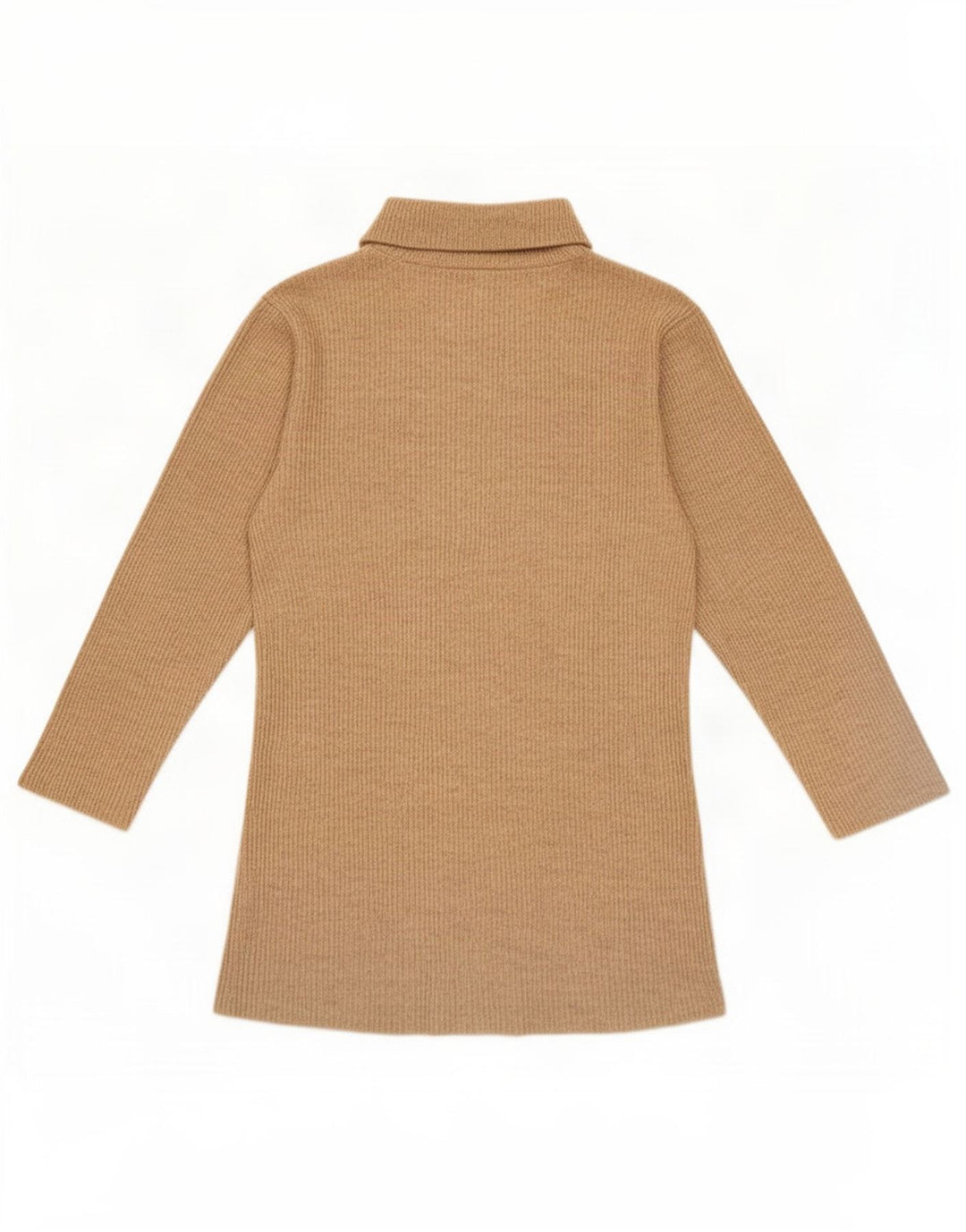 Zara Womens Top 3/4 Sleeve UK 12 Medium Beige