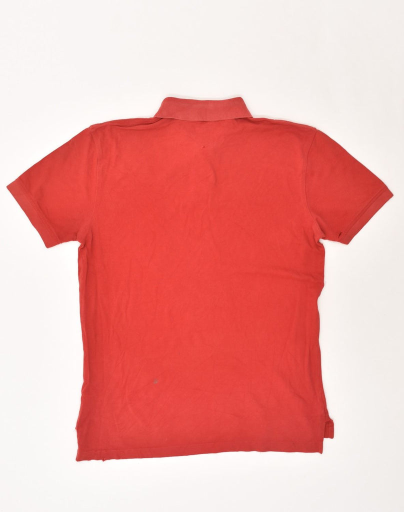 TOMMY HILFIGER Mens Slim Polo Shirt XL Red Cotton | Vintage Tommy Hilfiger | Thrift | Second-Hand Tommy Hilfiger | Used Clothing | Messina Hembry 