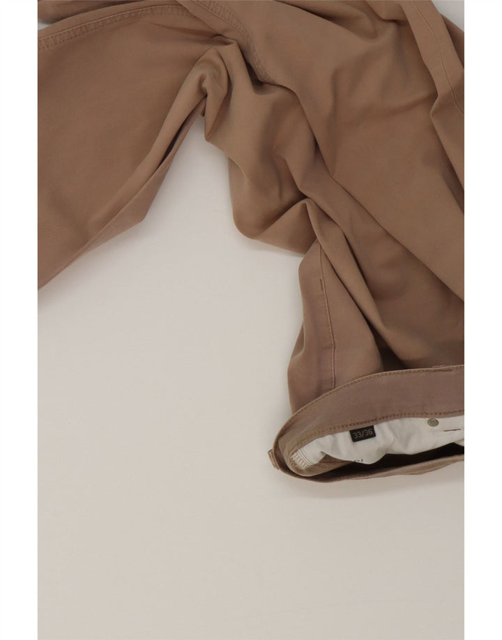 JOOP Womens Straight Casual Trousers W33 L36 Beige Cotton Vintage Joop and Second-Hand Joop from Messina Hembry 