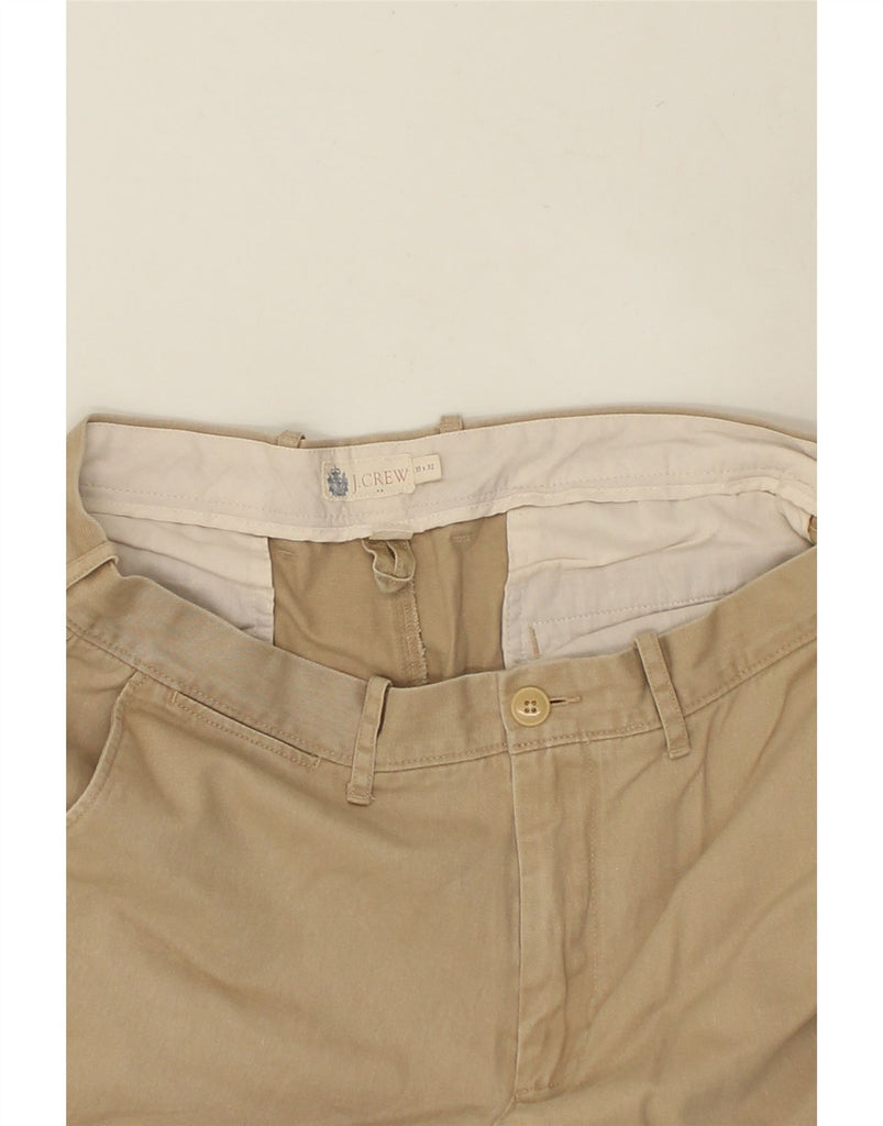 J. CREW Mens Straight Chino Trousers W35 L32  Beige Cotton | Vintage J. Crew | Thrift | Second-Hand J. Crew | Used Clothing | Messina Hembry 