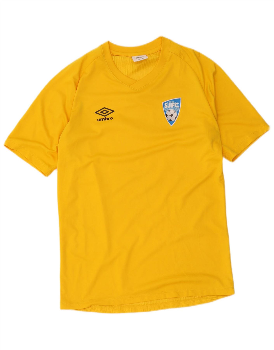 Umbro Mens Graphic T-Shirt Top Small Yellow
