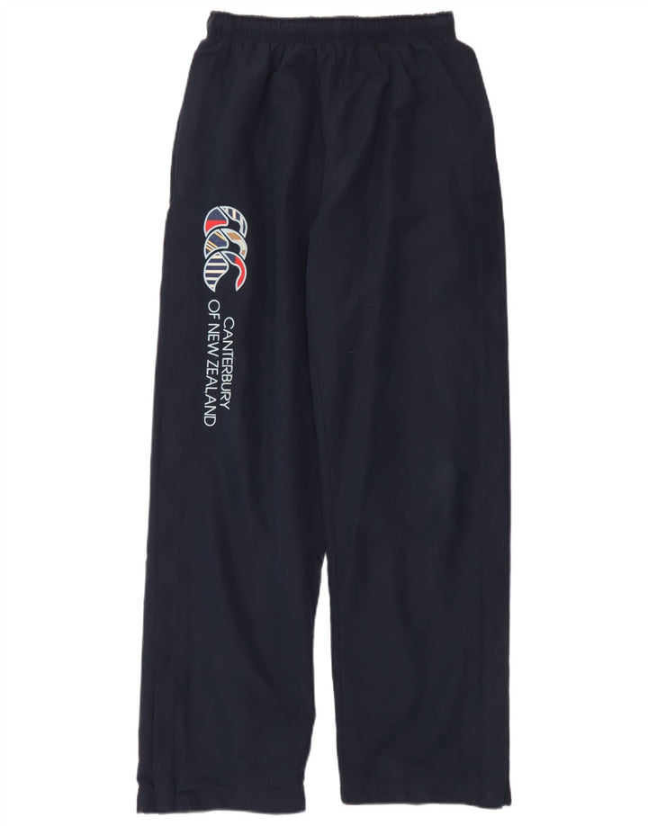 Canterbury Mens Graphic Tracksuit Trousers Joggers Small Navy Blue