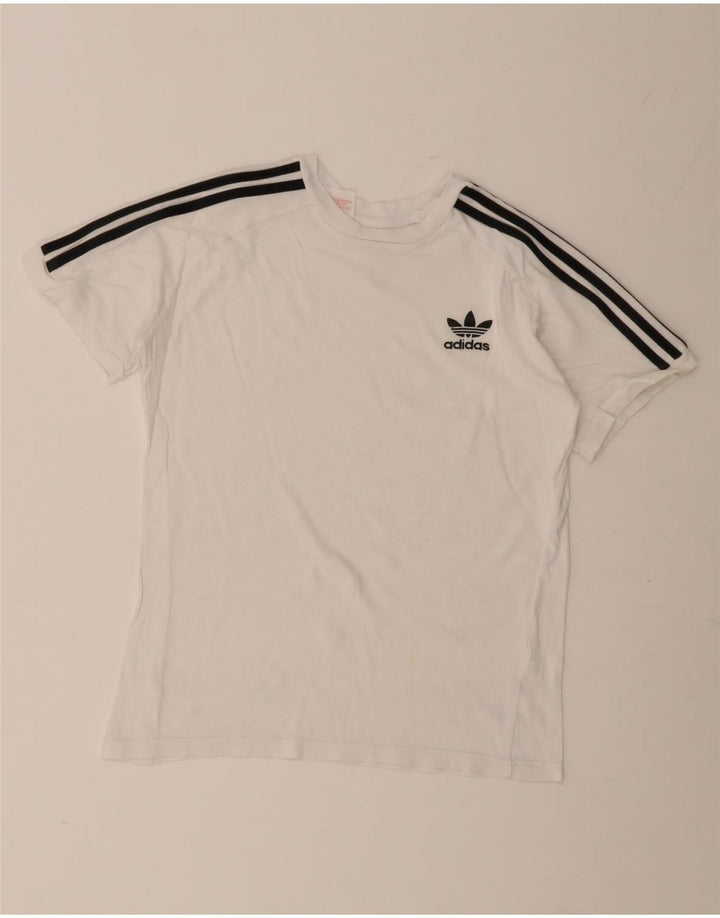 Adidas Womens T-Shirt Top UK 12/14 Medium White