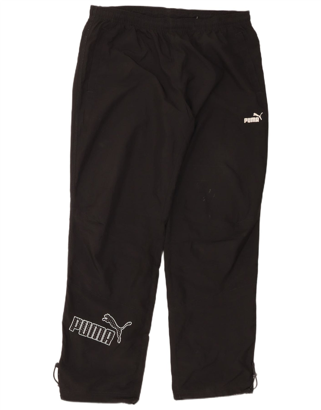 Puma Mens Tracksuit Trousers Large  Black
