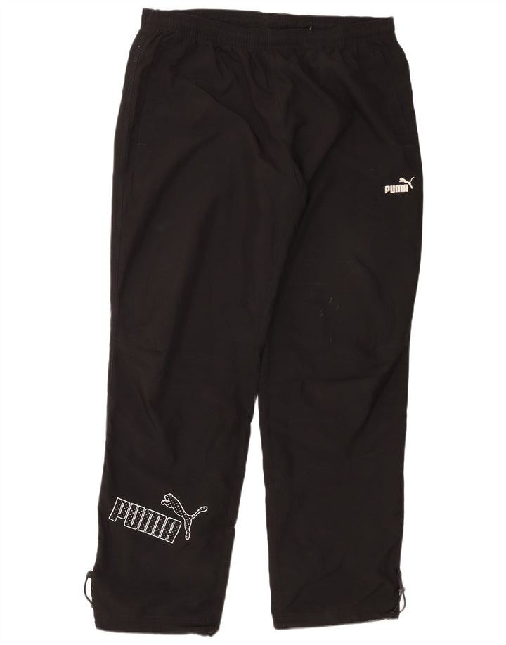 Puma Mens Tracksuit Trousers Large  Black