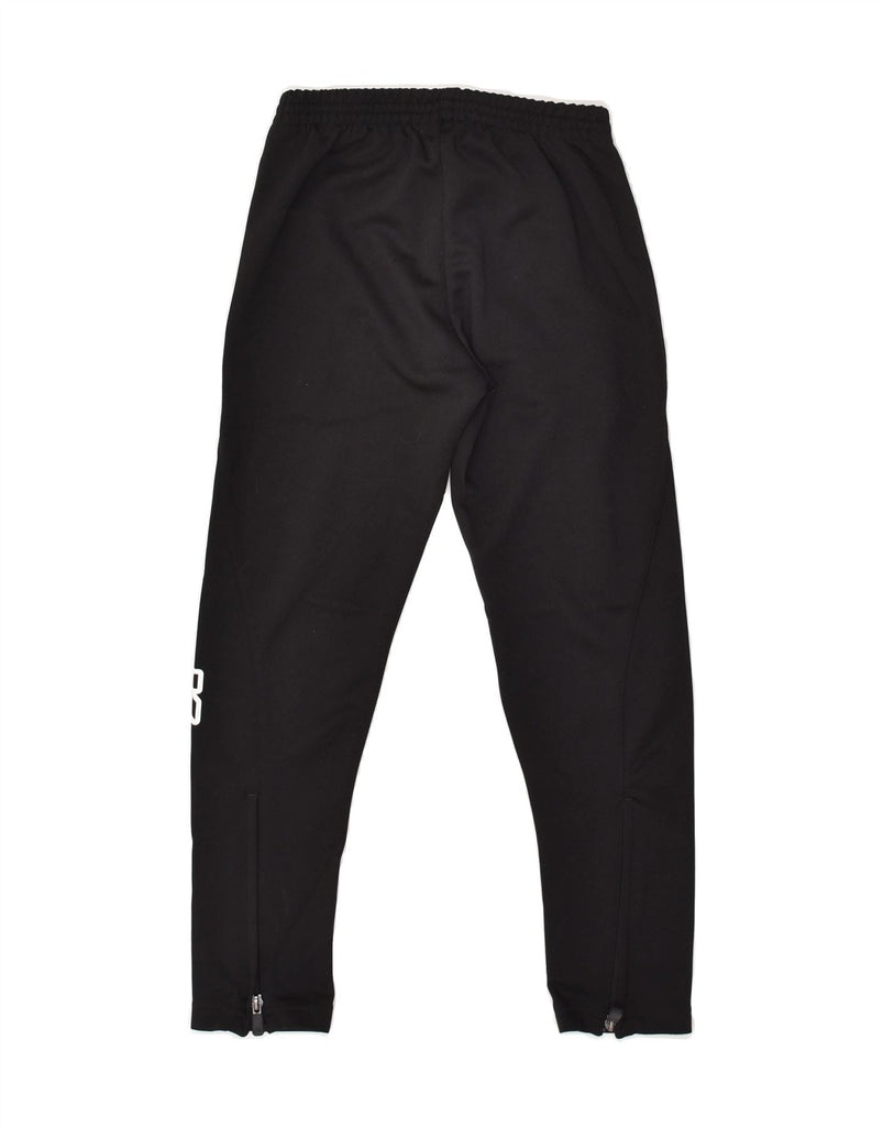 KAPPA Boys Graphic Tracksuit Trousers 9-10 Years Black Polyester | Vintage Kappa | Thrift | Second-Hand Kappa | Used Clothing | Messina Hembry 