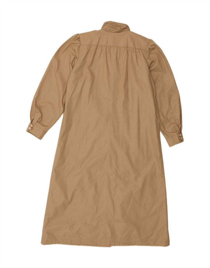 London Fog Womens Trench Coat US 6 Medium Beige Polyester