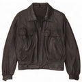 Vintage Mens Leather Jacket UK 42 XL Black