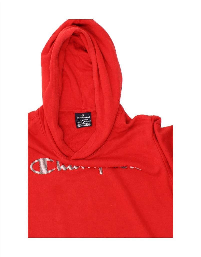 CHAMPION Boys Graphic Hoodie Jumper 13-14 Years XL  Red Vintage Champion and Second-Hand Champion from Messina Hembry 