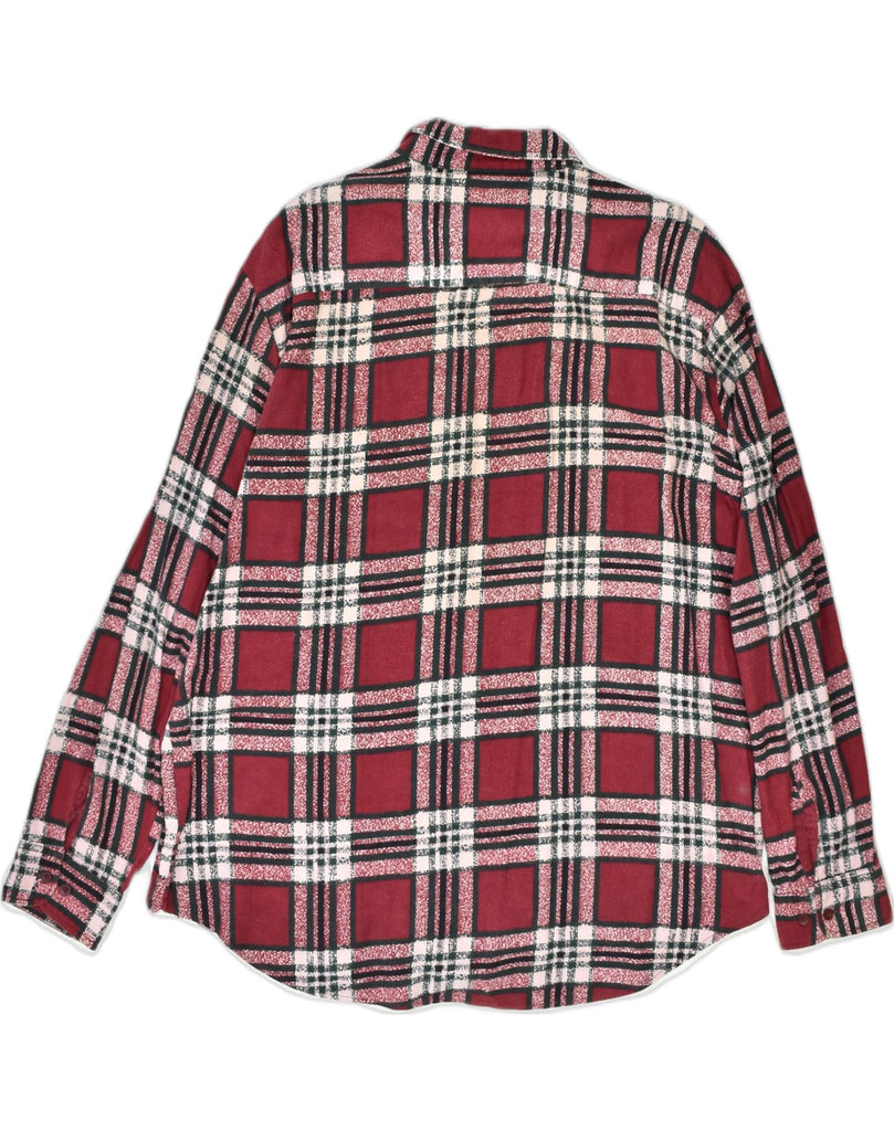 VINTAGE Mens Shirt XL Red Check Cotton | Vintage | Thrift | Second-Hand | Used Clothing | Messina Hembry 
