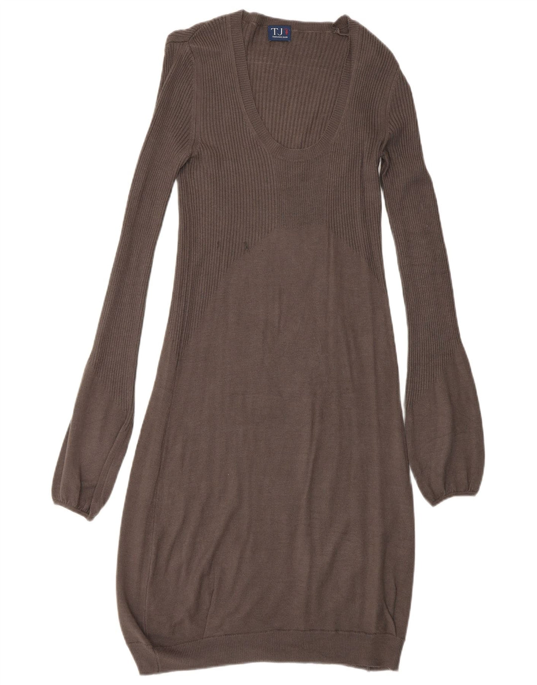 TRUSSARDI JEANS Womens Jumper Dress UK 8 Small Grey Vintage Trussardi Jeans and Second-Hand Trussardi Jeans from Messina Hembry 
