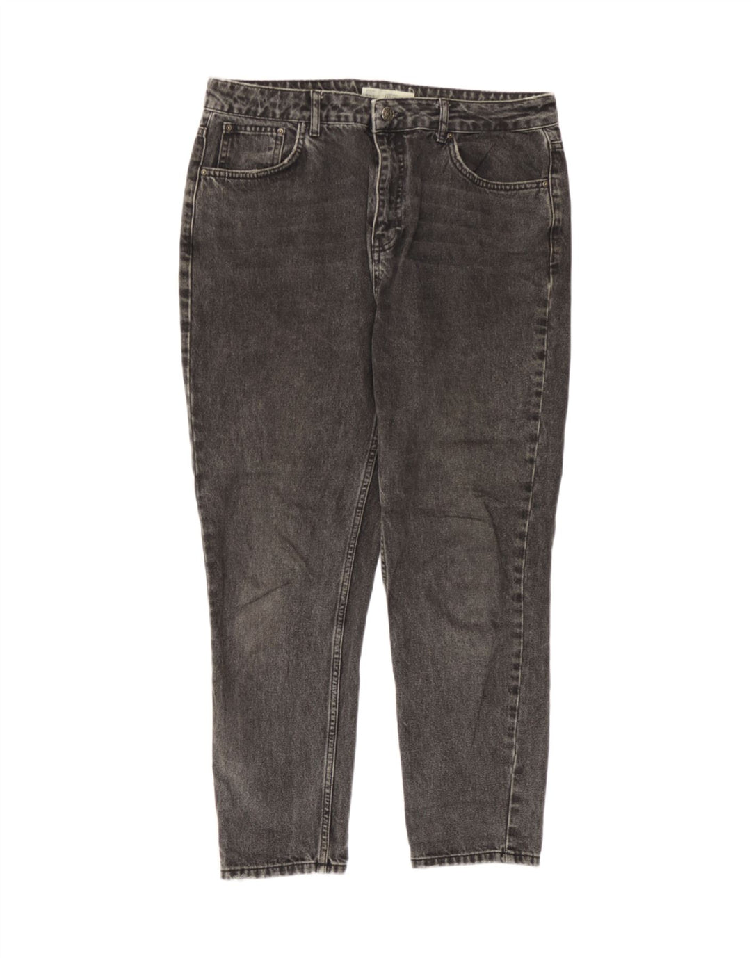 Topshop Womens Mom Tapered Jeans W34 L26 Grey