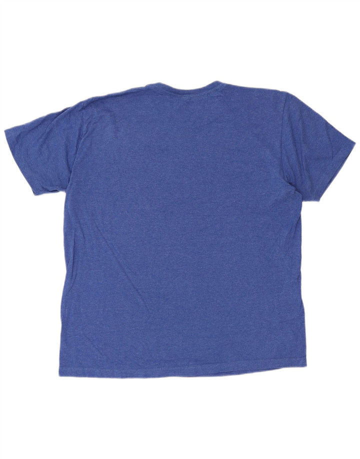 Hurley Mens Premium Fit Graphic T-Shirt Top Large Blue Polyester