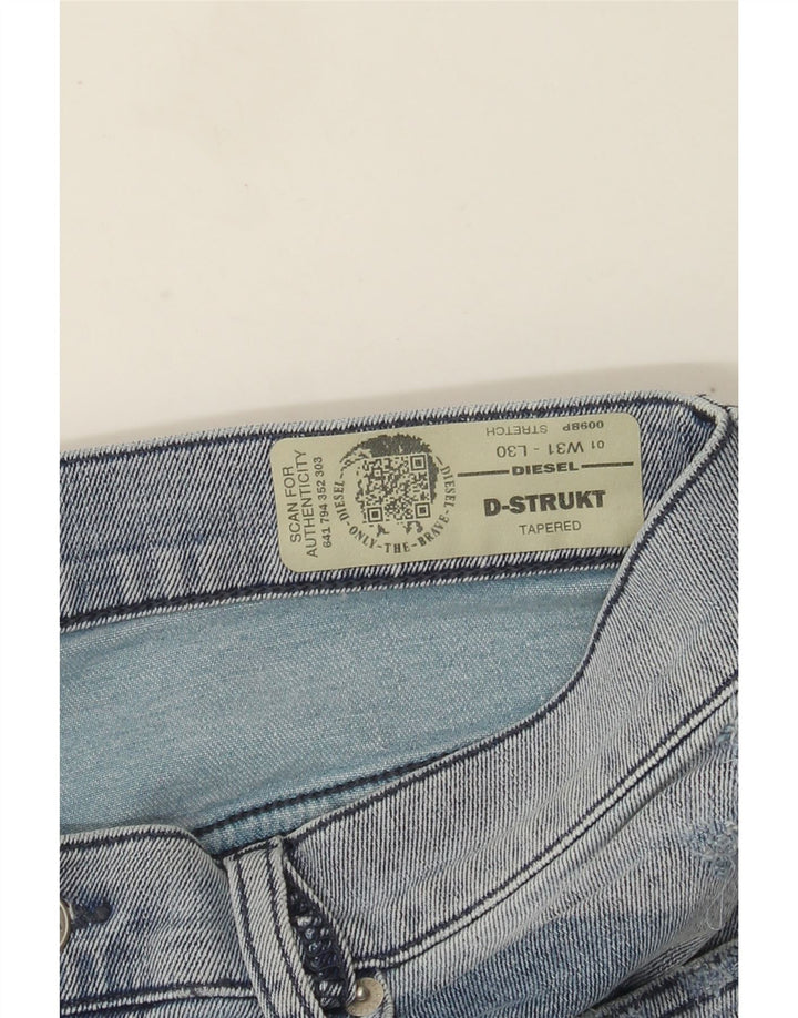 Diesel Mens D-Strukt Tapered Jeans W31 L30 Blue