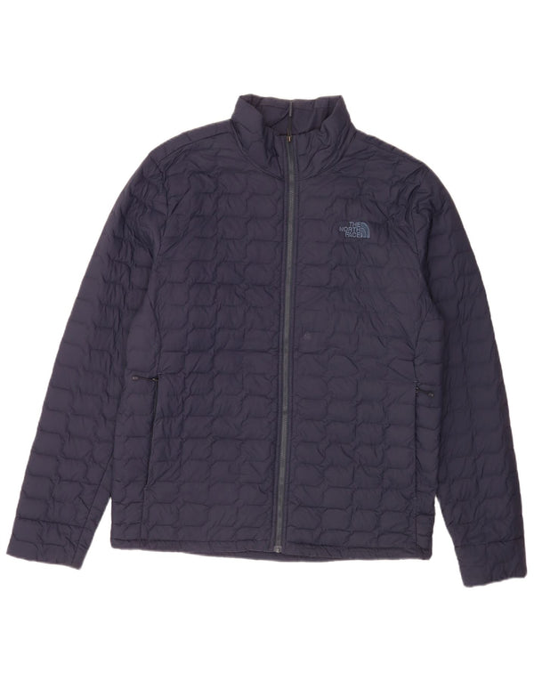 The North Face Mens Padded Jacket UK 40 Large Navy Blue Nylon