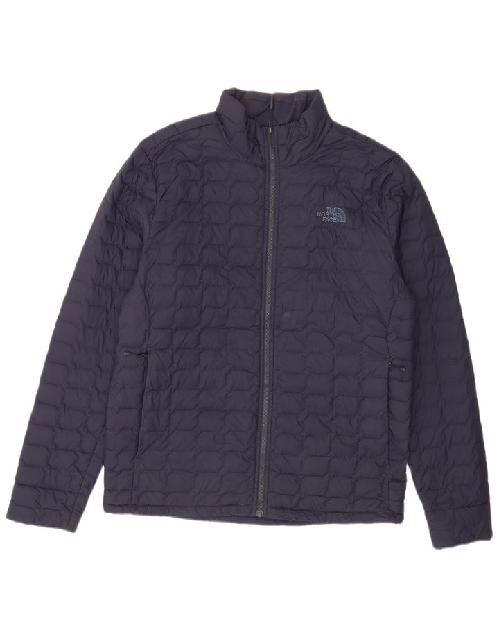 The North Face Mens Padded Jacket UK 40 Large Navy Blue Nylon