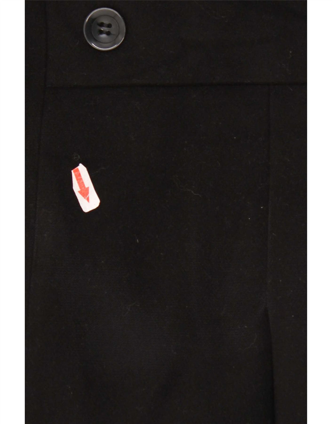 Marks & Spencer Womens Regular Fit Overcoat UK 10 Small Black Polyester