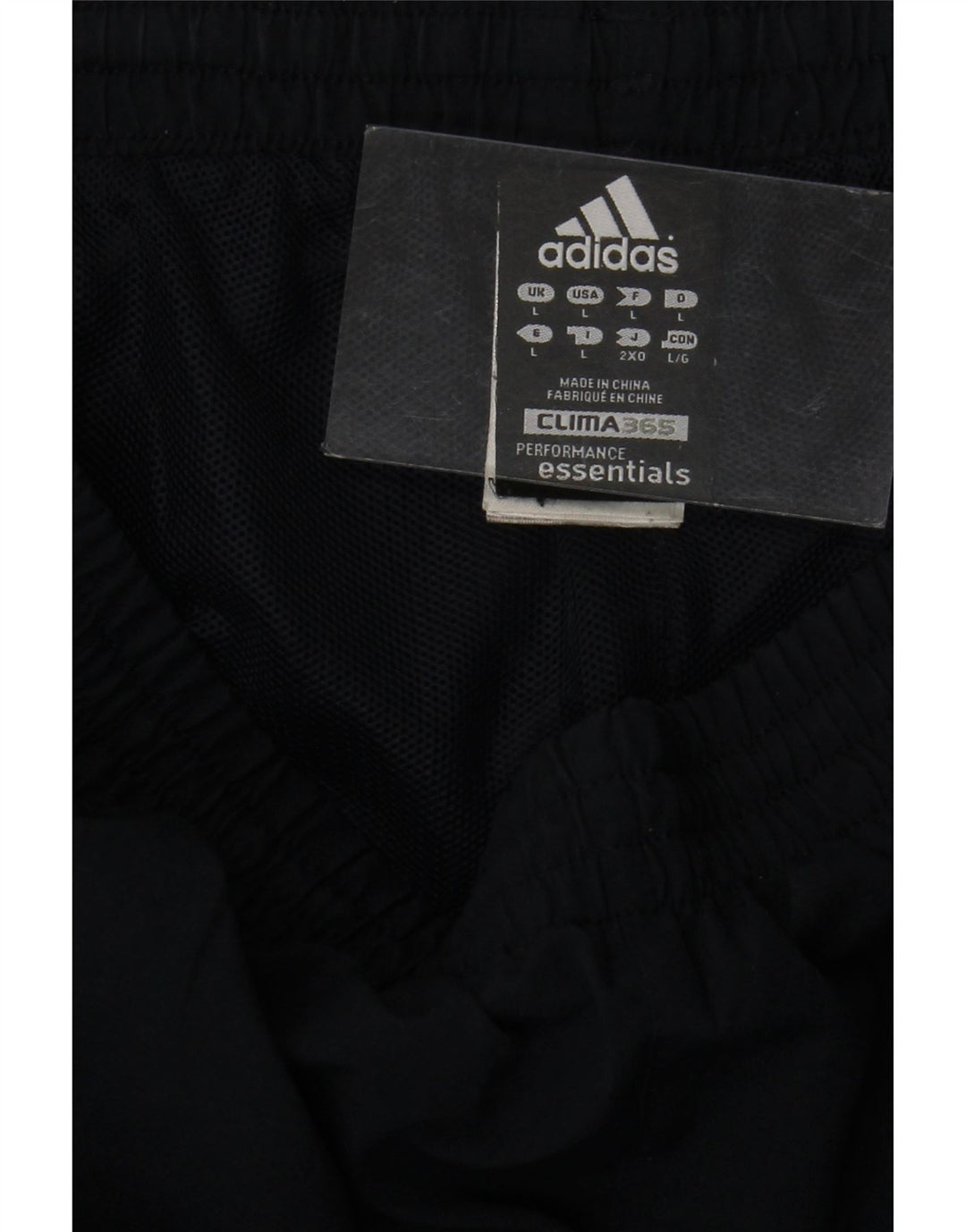 Adidas Mens Clima 365 Tracksuit Trousers Joggers Large Navy Blue Polyester