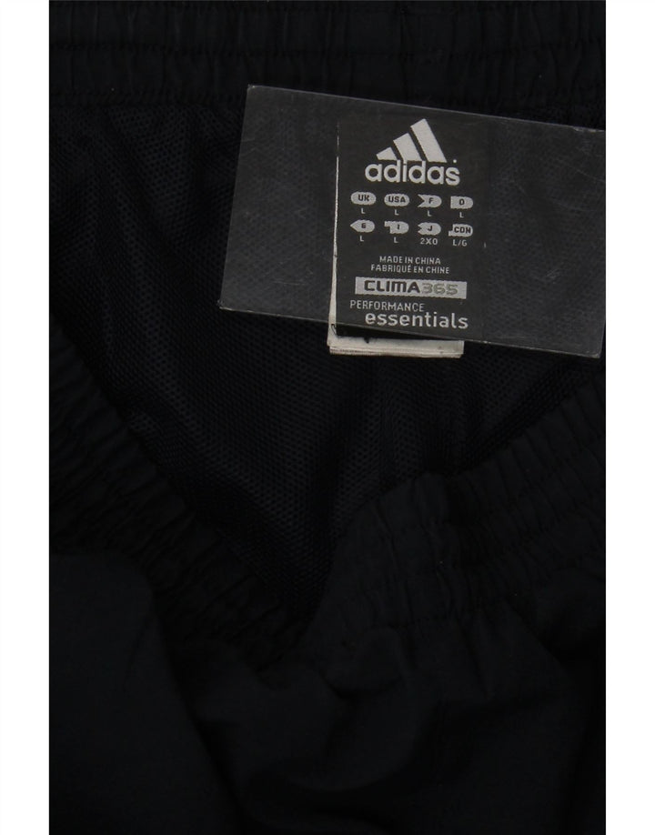 Adidas Mens Clima 365 Tracksuit Trousers Joggers Large Navy Blue Polyester