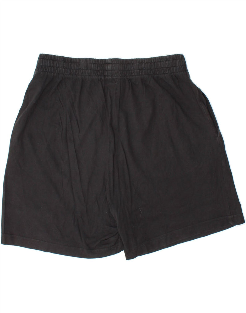 KAPPA Boys Sport Shorts 11-12 Years Large Black Cotton Vintage Kappa and Second-Hand Kappa from Messina Hembry 