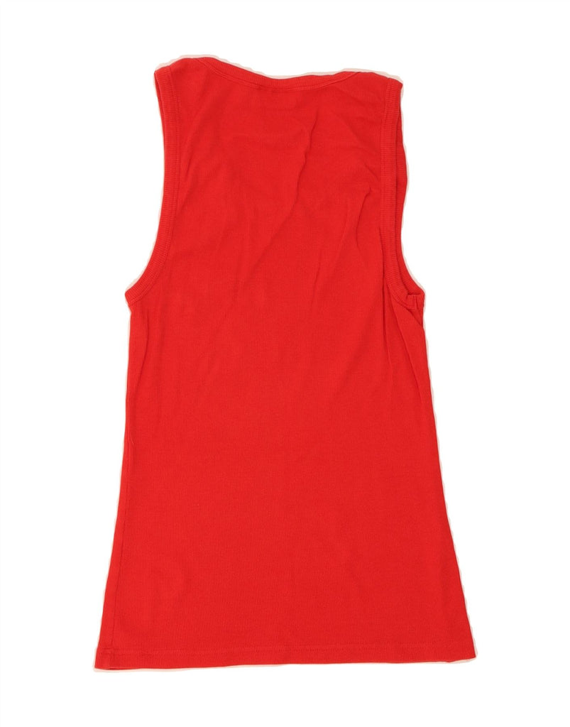 FILA Womens Vest Top UK 14 Large Red Vintage Fila and Second-Hand Fila from Messina Hembry 