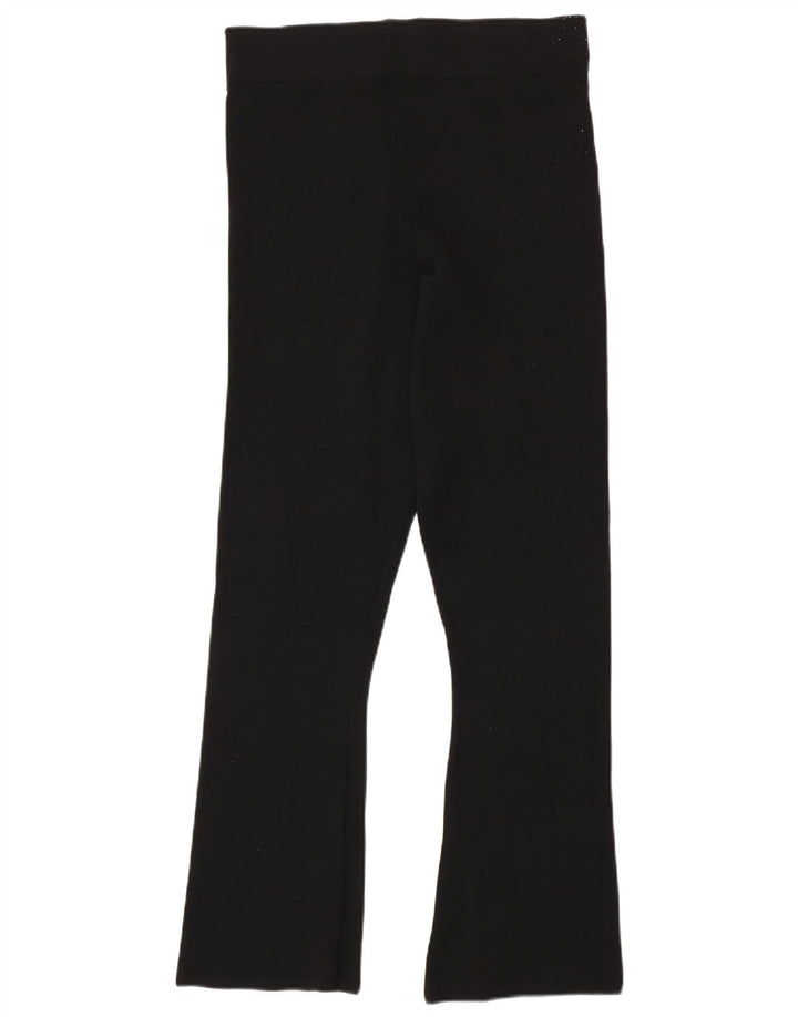 Zara Womens Leggings UK 12 Medium  Black Polyamide