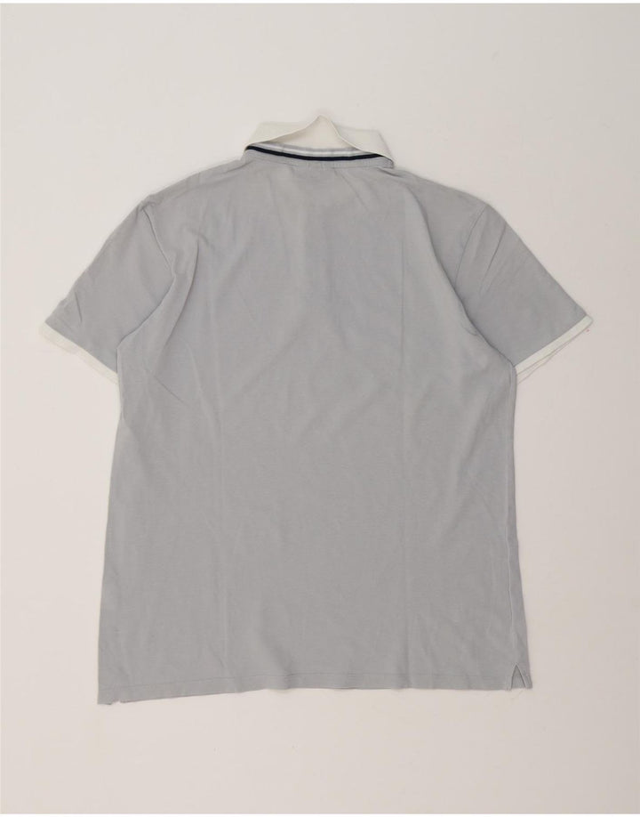 Trussardi Mens Polo Shirt XL Grey Cotton