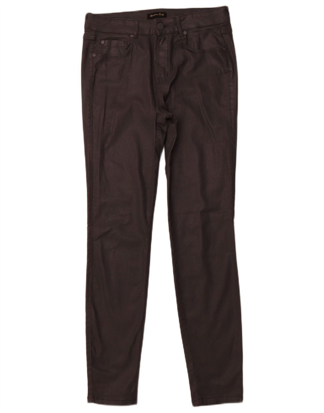 MASSIMO DUTTI Womens Skinny Casual Trousers EU 38 Small W28 L29 Grey