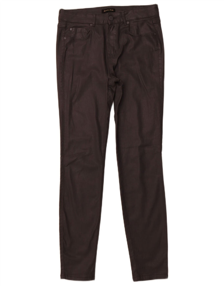 MASSIMO DUTTI Womens Skinny Casual Trousers EU 38 Small W28 L29 Grey