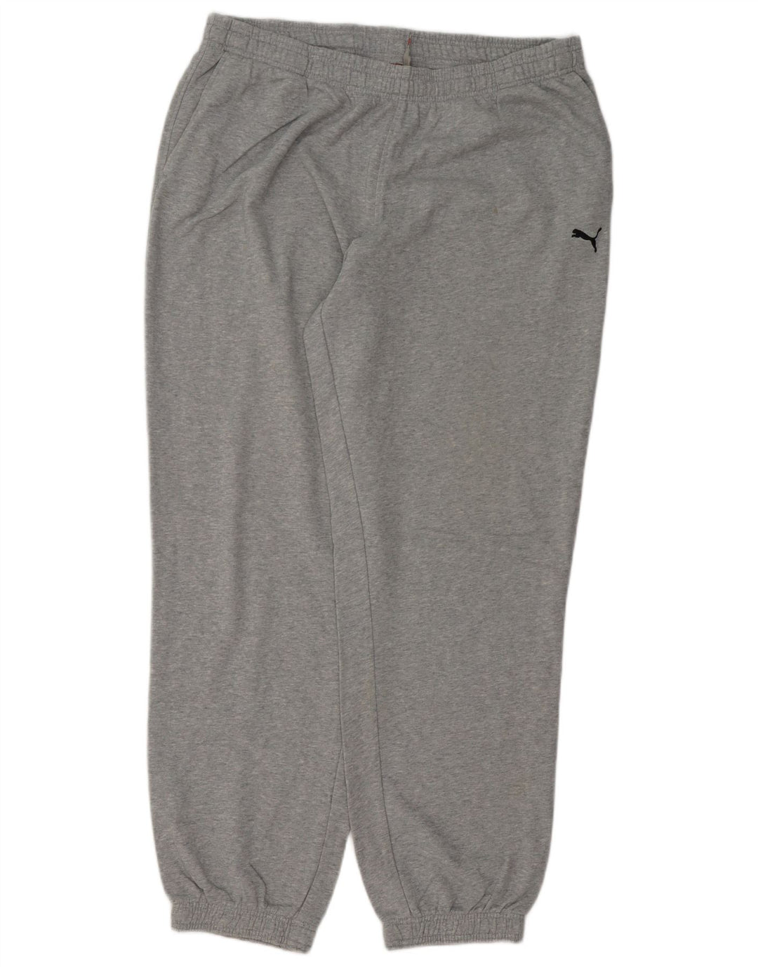 Puma Mens Tracksuit Trousers Joggers 2XL Grey Flecked Cotton