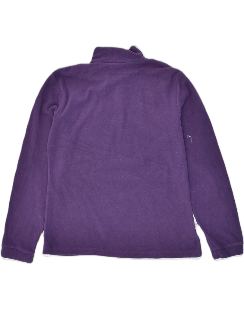 MOUNTAIN WAREHOUSE Womens Zip Neck Fleece Jumper UK 12 Medium Purple | Vintage Mountain Warehouse | Thrift | Second-Hand Mountain Warehouse | Used Clothing | Messina Hembry 