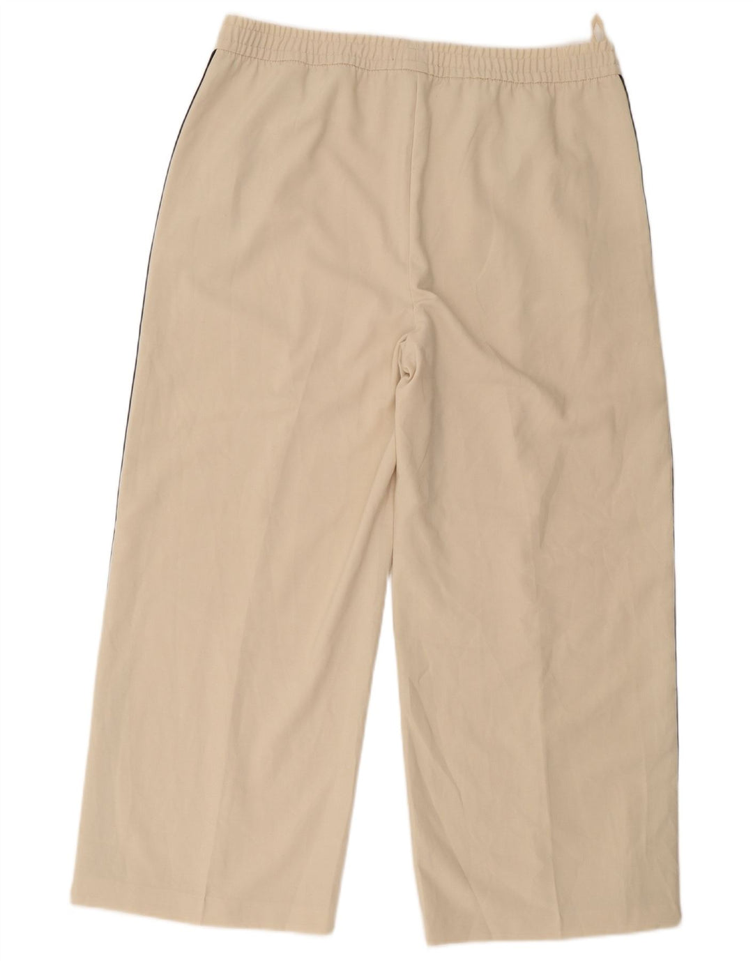 Marks & Spencer Womens Crop Tracksuit Trousers UK 18 XL Off White Polyester