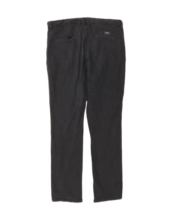 Billabong Mens Slim Chino Trousers W34 L32 Navy Blue Cotton