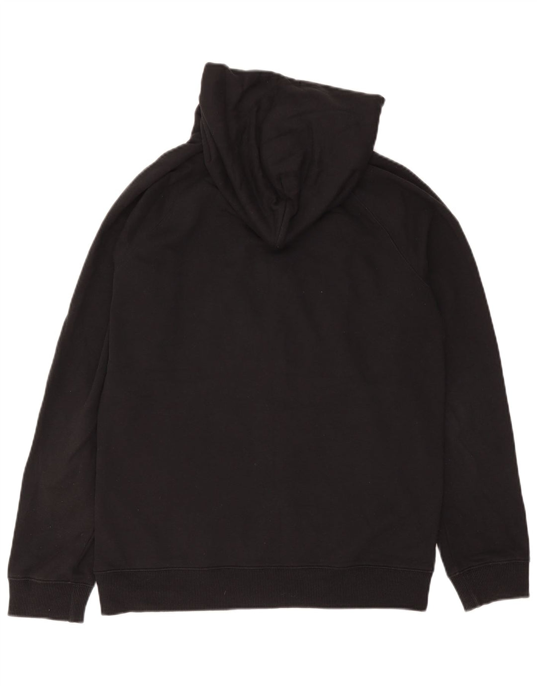 Quiksilver Mens Zip Hoodie Sweater Small Black Cotton