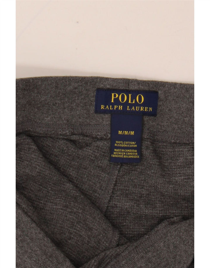 POLO RALPH LAUREN Mens Tracksuit Trousers Medium  Grey Cotton