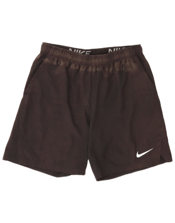 Nike Mens Dri Fit Standard Sport Shorts XL Black Polyester