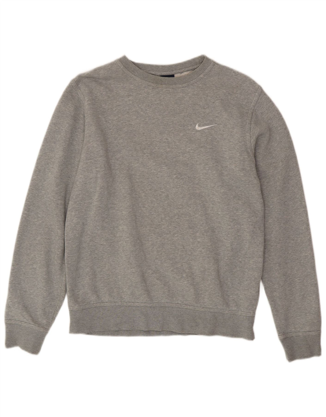 NIKE Mens Sweatshirt Jumper Medium Grey Cotton