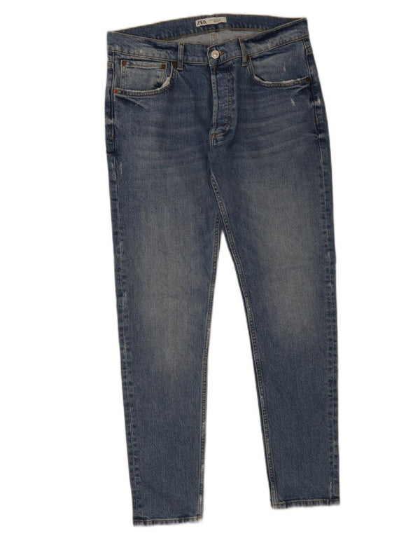 Zara Mens Skinny Jeans EU 44 Large W34 L31 Blue