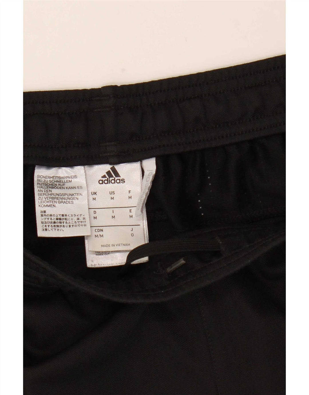 Adidas Mens Climacool Tracksuit Trousers Medium Black Polyester