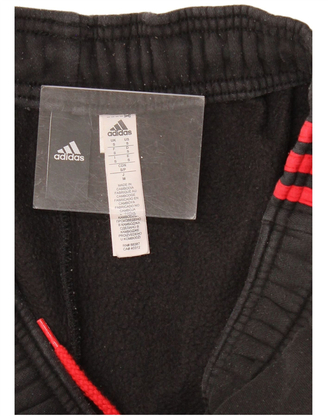 ADIDAS Mens Tracksuit Trousers Joggers Small  Grey Cotton