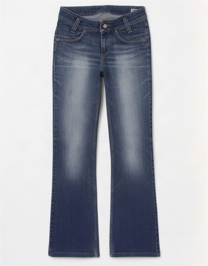 Lee Womens Leola Bootcut Jeans W30 L35 Blue Cotton